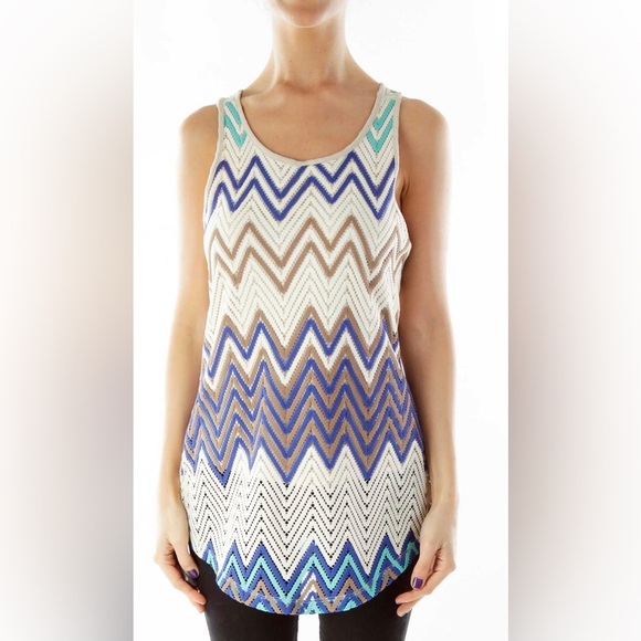 Sanctuary - Chevron Knit Tank - Picture 2 of 6